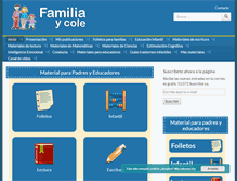 Tablet Screenshot of familiaycole.com